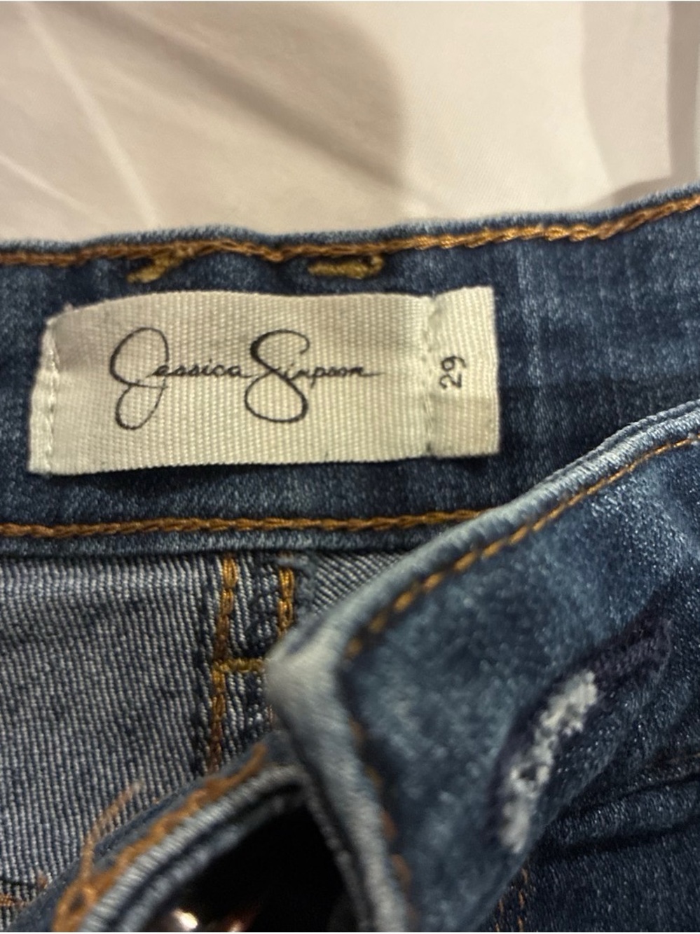 Jessica Simpson Mid Wash Blue Women's Jean Shorts